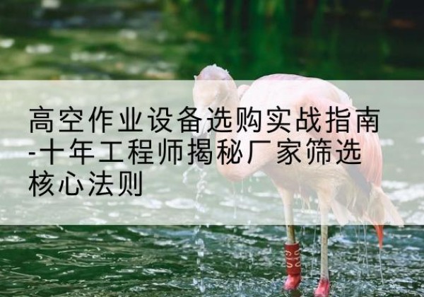 金平剪叉式升降机厂家-高空作业设备选购实战指南-十年工程师揭秘厂家筛选核心法则